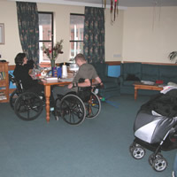 Image of nursing/therapy. 