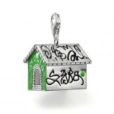Thomas Sabo Charm Silver Pendant Fit Green Dog House